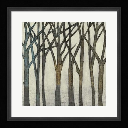 Framed Birch Line II Print