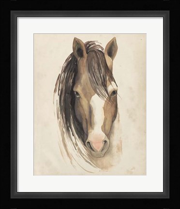 Framed Watercolor Animal Study V Print
