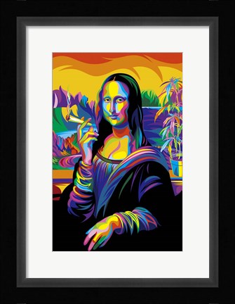 Framed Mona Lisa Print