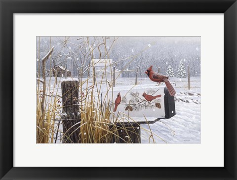 Framed Country Red Print