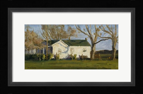 Framed Columbus Farm House Print