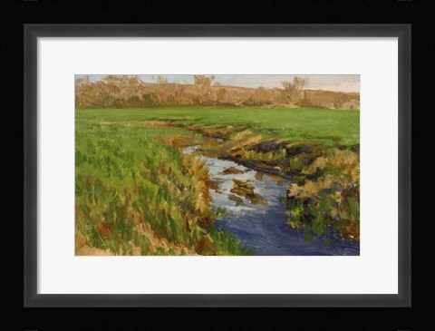 Framed Spring Fields Print