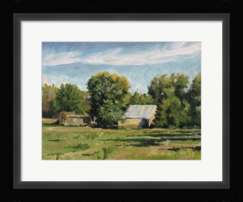 Framed Fall Farm Print
