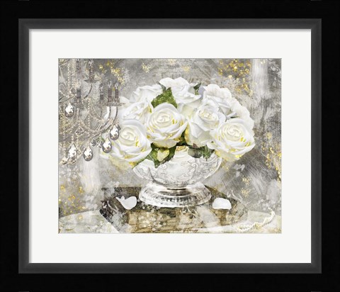 Framed Sitting Room Roses Print