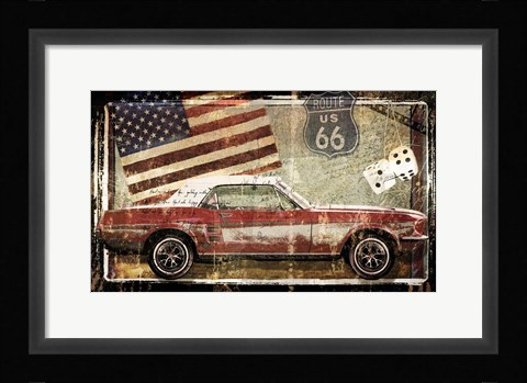 Framed Road King Print