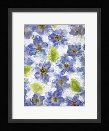 Framed Flores Congeladas 1 Print