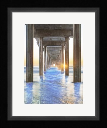 Framed Sea Door 2 Print