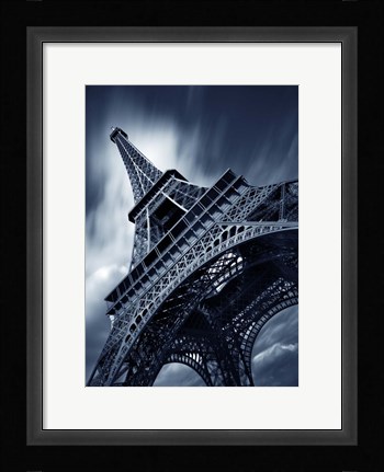 Framed Eiffel 2 Color Print