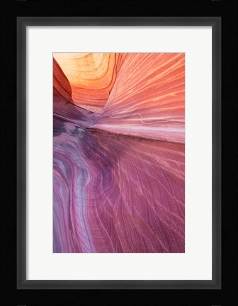 Framed Wave detail Print