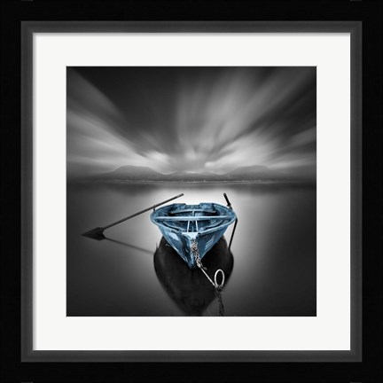 Framed Bote Fugado Dark - Pop Print