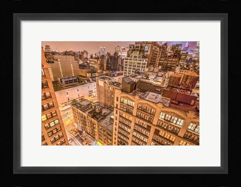 Framed Gotham City 12-2 Print