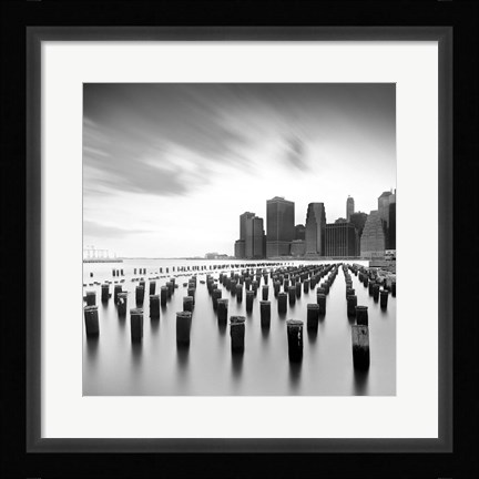 Framed Mahattan Skyline 2 Print