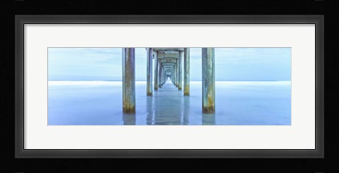 Framed Sea Door Pano Print