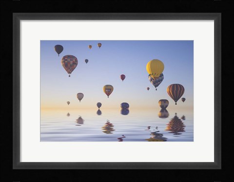 Framed Love is in Air IV Print