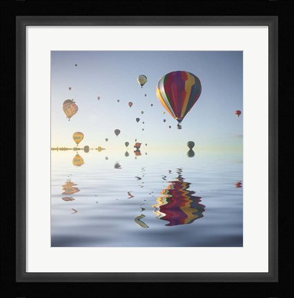 Framed Love is in Air VI Print