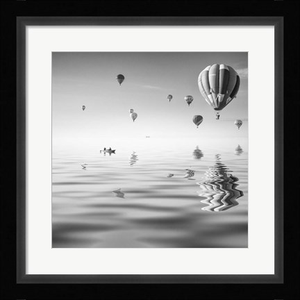 Framed Love is in Air VII Print