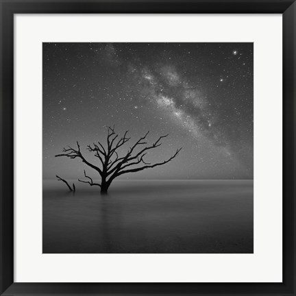 Framed Milky Way In Botany Bay 2 Print