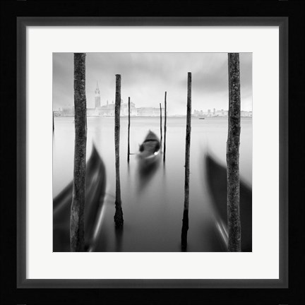 Framed 3 Gondolas Print