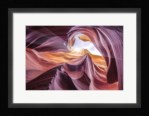 Framed Antelope Canyon 2 Color Print