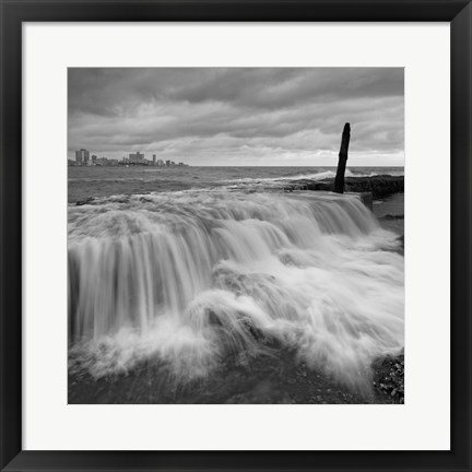 Framed La Habana Waterfall Print