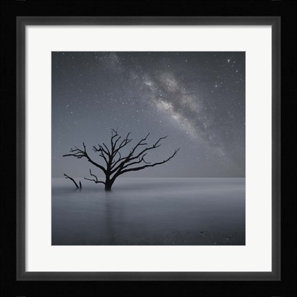 Framed Milky Way In Botany Bay 1 Print