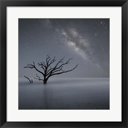 Framed Milky Way In Botany Bay 1 Print