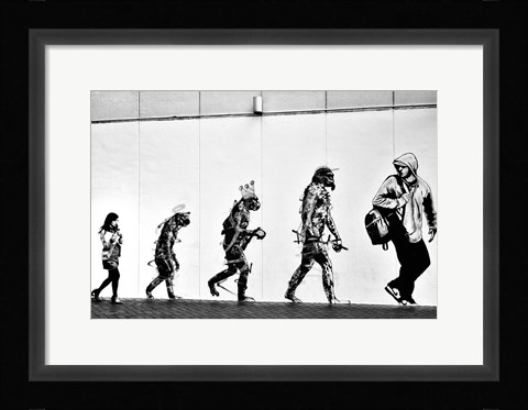 Framed Evolution Print