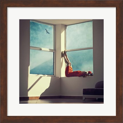 Framed Room With a View Print