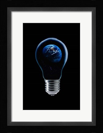 Framed 4 Elements IV Print