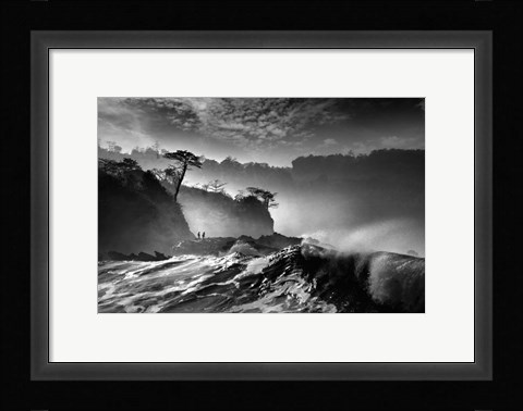 Framed Waves Present That Morning Print