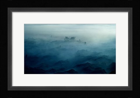 Framed Land of Fog Print