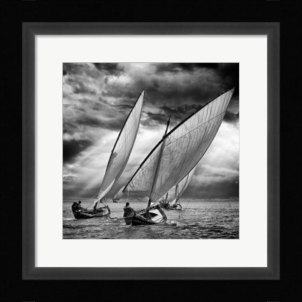 Framed Sailboats and Light Print
