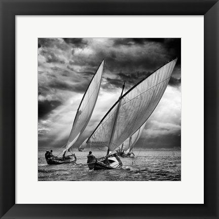 Framed Sailboats and Light Print