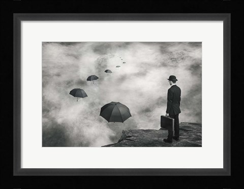 Framed Road Less Traveled Print