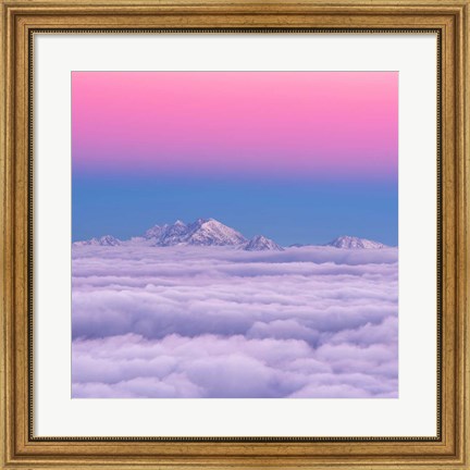 Framed Pink In the Sky Print