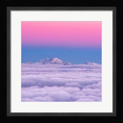 Framed Pink In the Sky Print