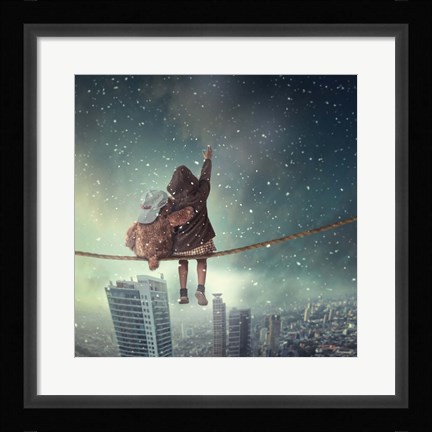 Framed Let It Snow Print