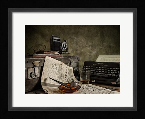Framed Jonnie Walker War Correspondent Print