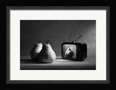 Framed Adult TV (Version 2) Print