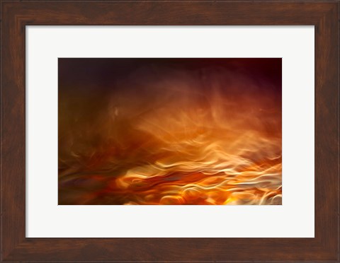 Framed Burning Water Print