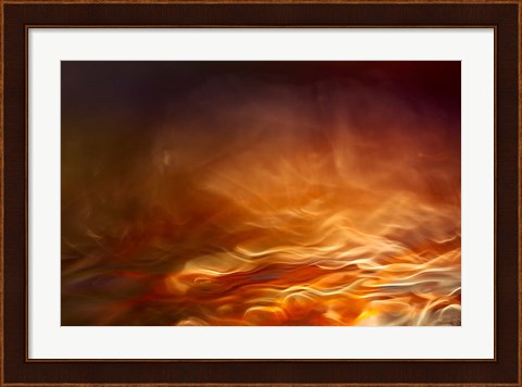 Framed Burning Water Print