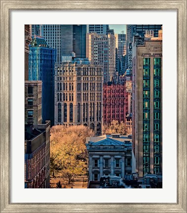 Framed City Life Print