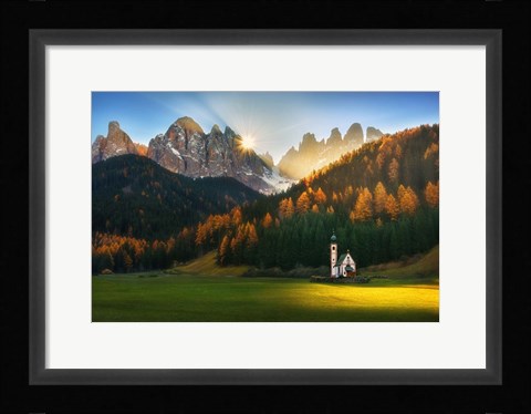 Framed Santa Maddalena Print
