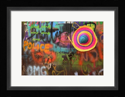 Framed Street Colors Print