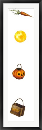 Framed Boo Bunny Accessories Print