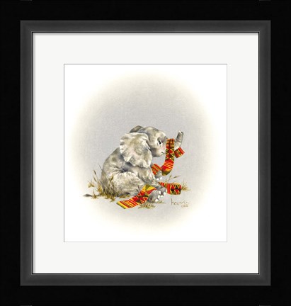 Framed Elephant Print