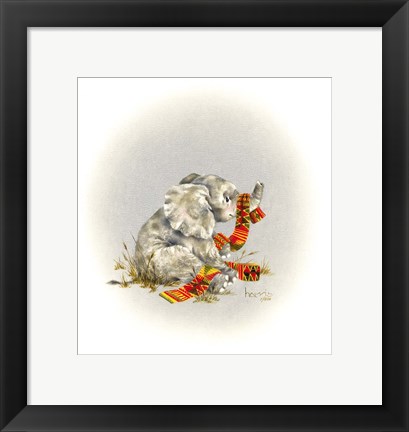 Framed Elephant Print