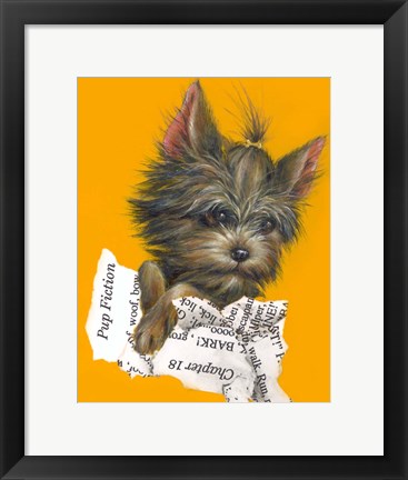 Framed Pup Fiction - 27A Print