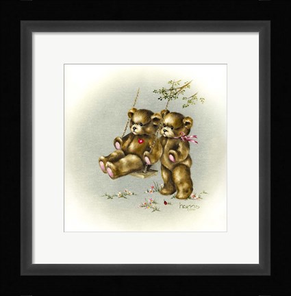 Framed Teddy Bear's Picnic  II Print