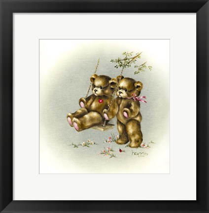 Framed Teddy Bear's Picnic  II Print